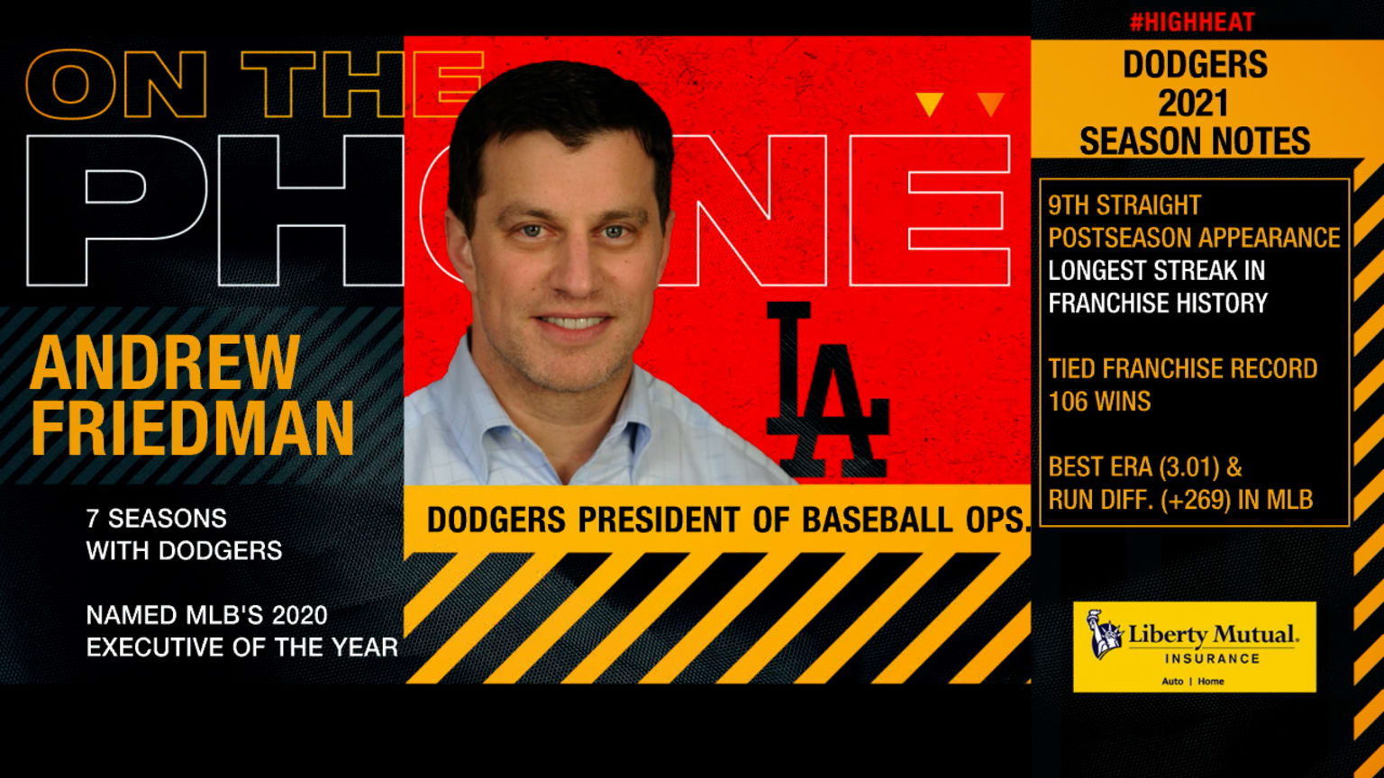 Dodgers' Andrew Friedman named MLB Executive of the Year