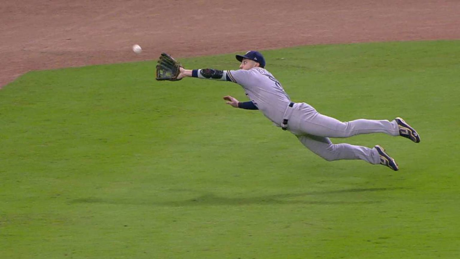Braun's amazing diving catch 08/11/2018