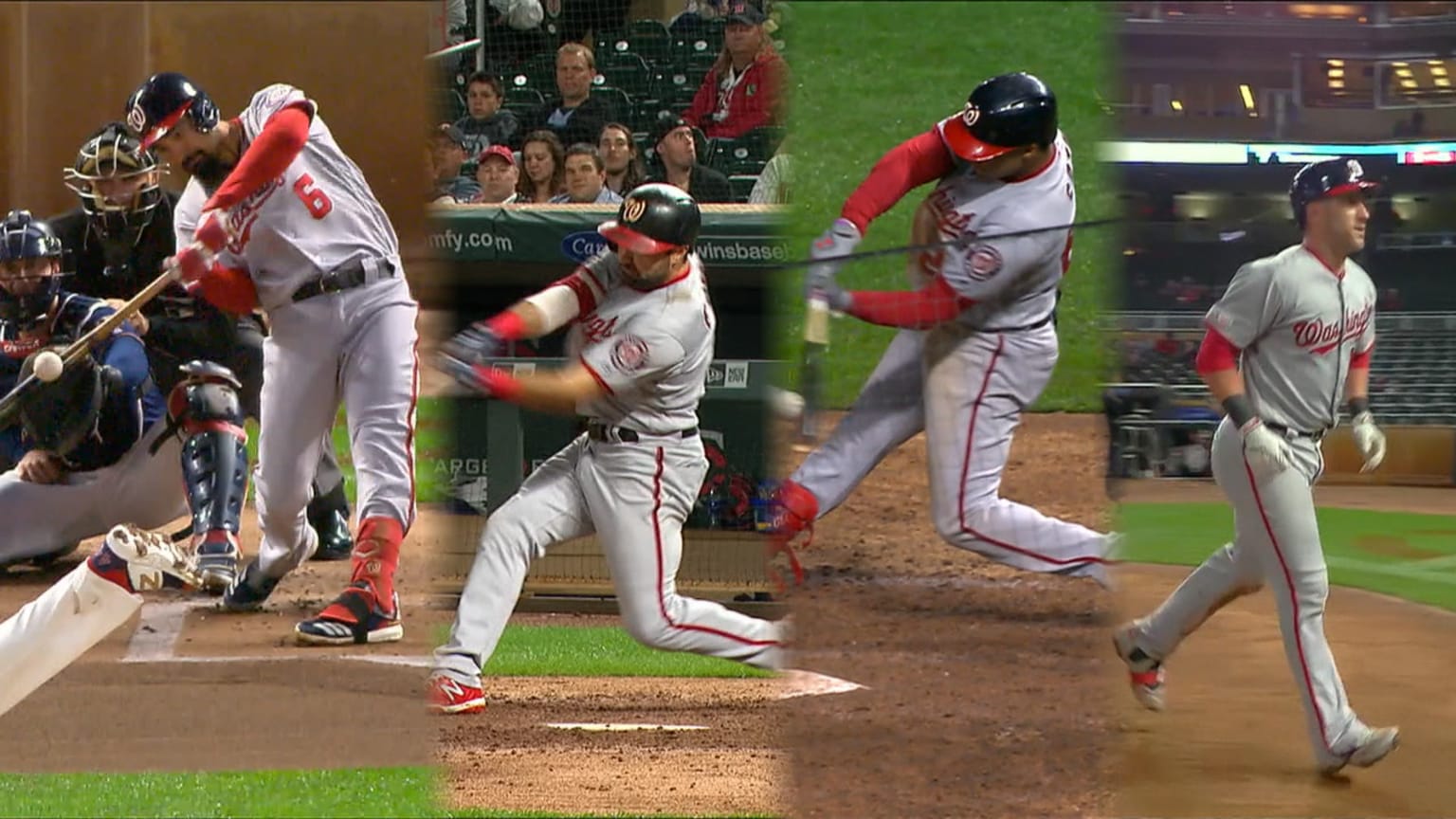 Nats launch 4 HRs in win 09/12/2019 Washington Nationals