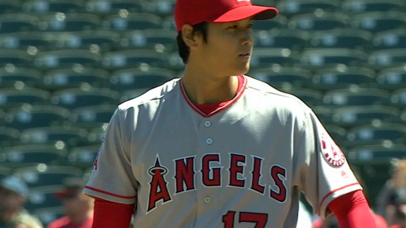 Ohtani wins MLB pitching debut 04/01/2018 Los Angeles Angels