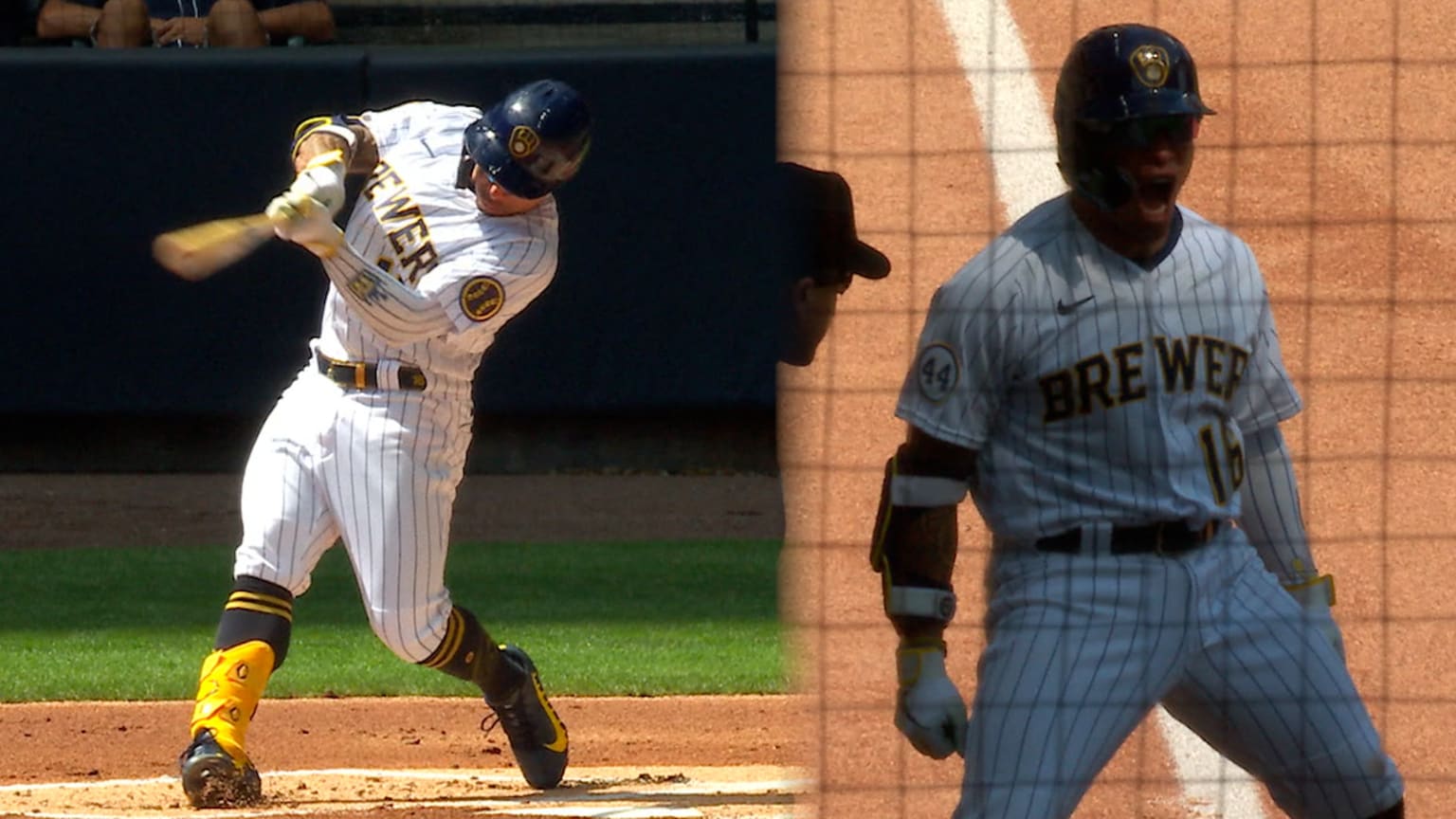 Kolten Wong registra 3 impulsadas 22/08/2021 Los Brewers de Milwaukee