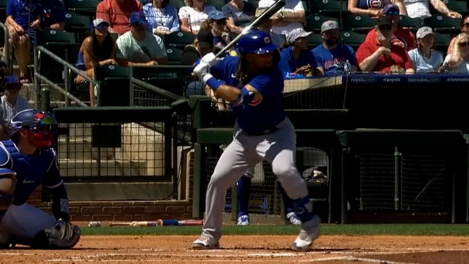 WATCH: Michael Hermosillo smashes 441-foot two-run blast, his