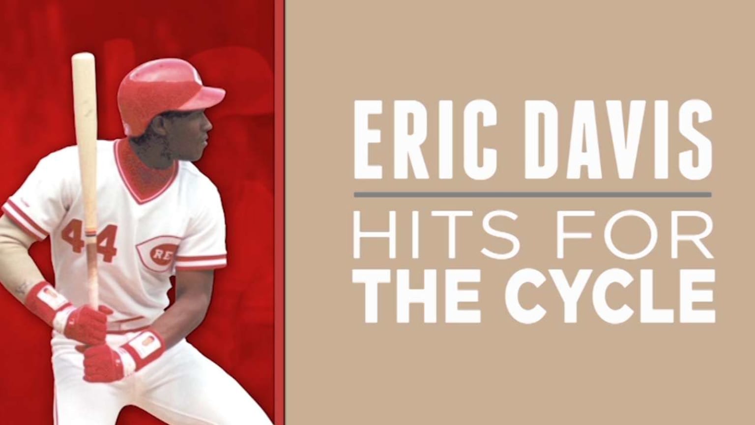 Eric Davis hits for the cycle 