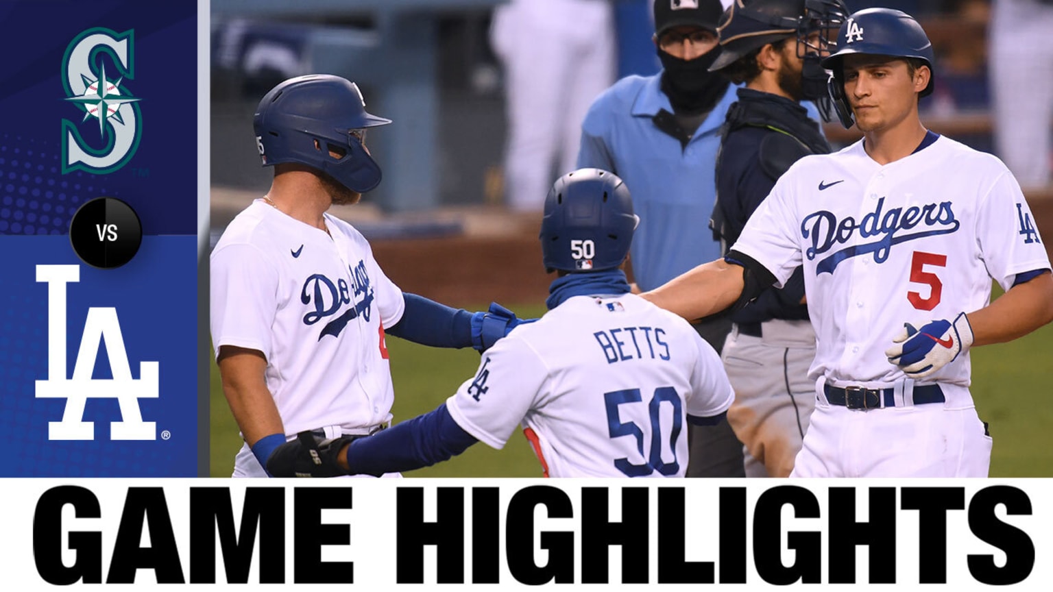 Mariners vs. Dodgers Recap 8/17 08/17/2020 Los Angeles Dodgers
