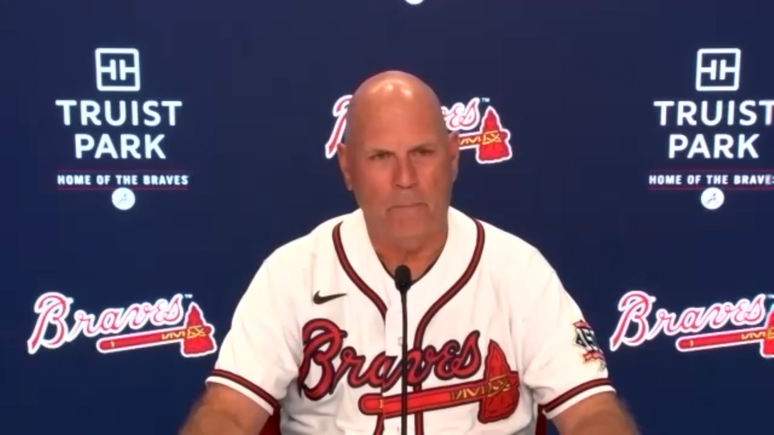 Brian Snitker on pitching in loss to Marlins | 09/11/2021 | Atlanta Braves