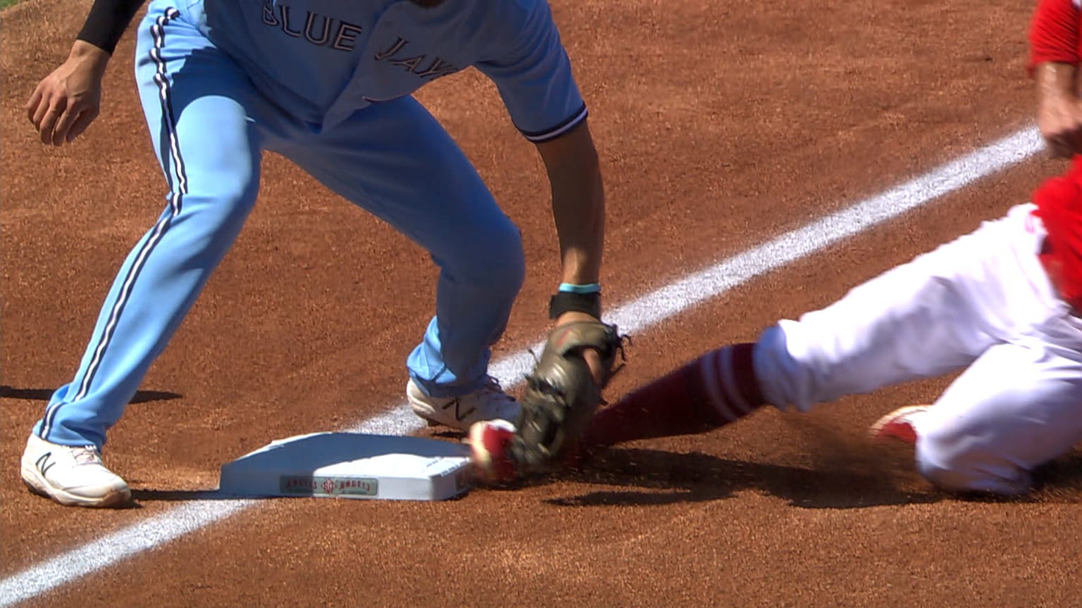 David Fletcher safe after review 08/10/2021 New York Yankees