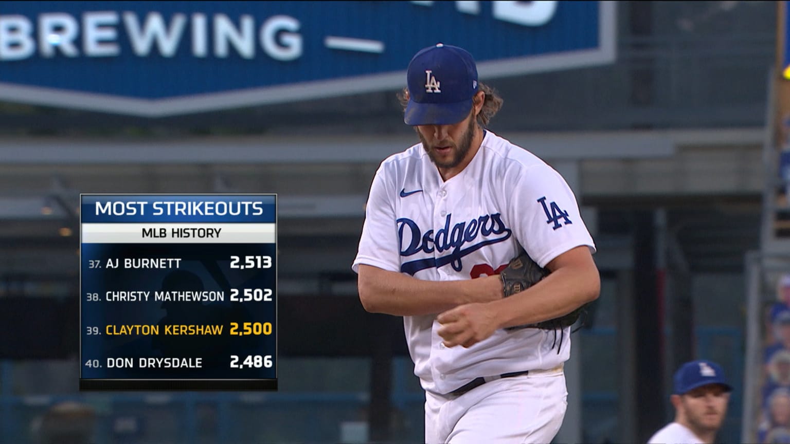 Nike Authentic LA Los Angeles Dodgers Clayton Kershaw #22