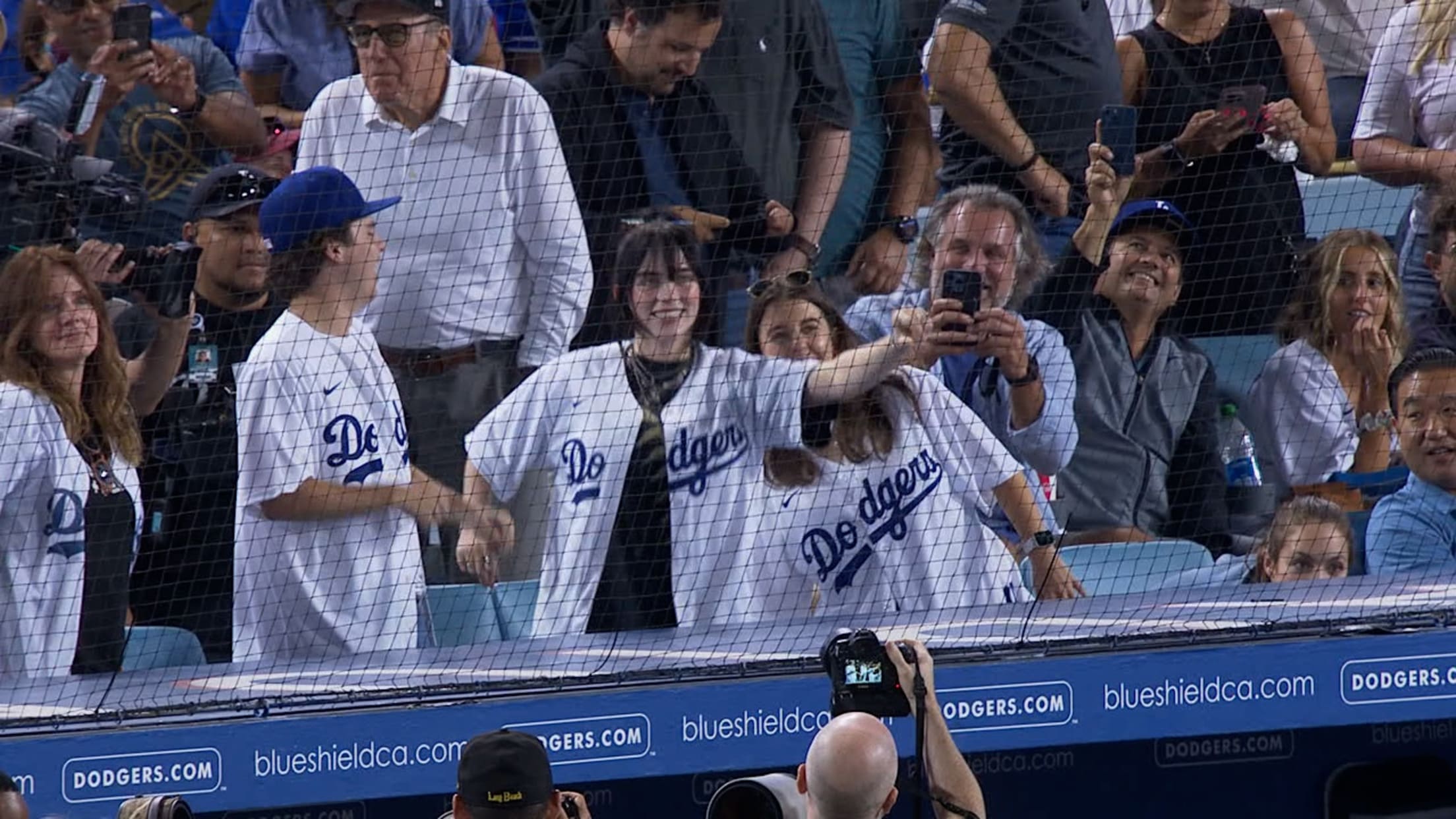 Billie Eilish Dances to Her Own Song 'Bad Guy' at Dodgers Game