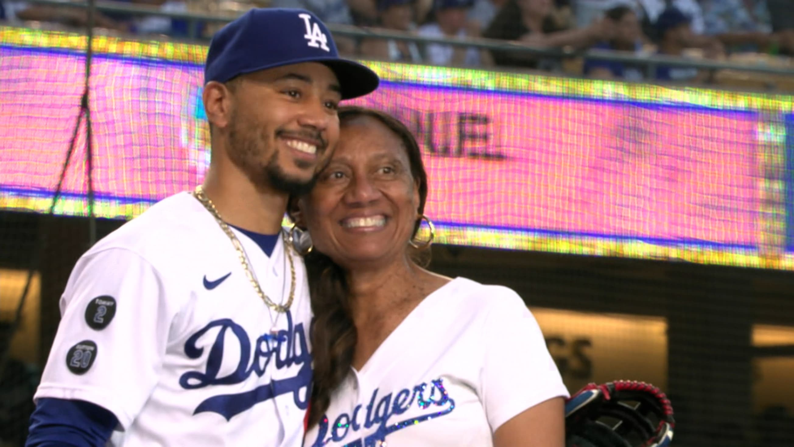 Mookie Betts' Mom Crashes All-Star Game Interview