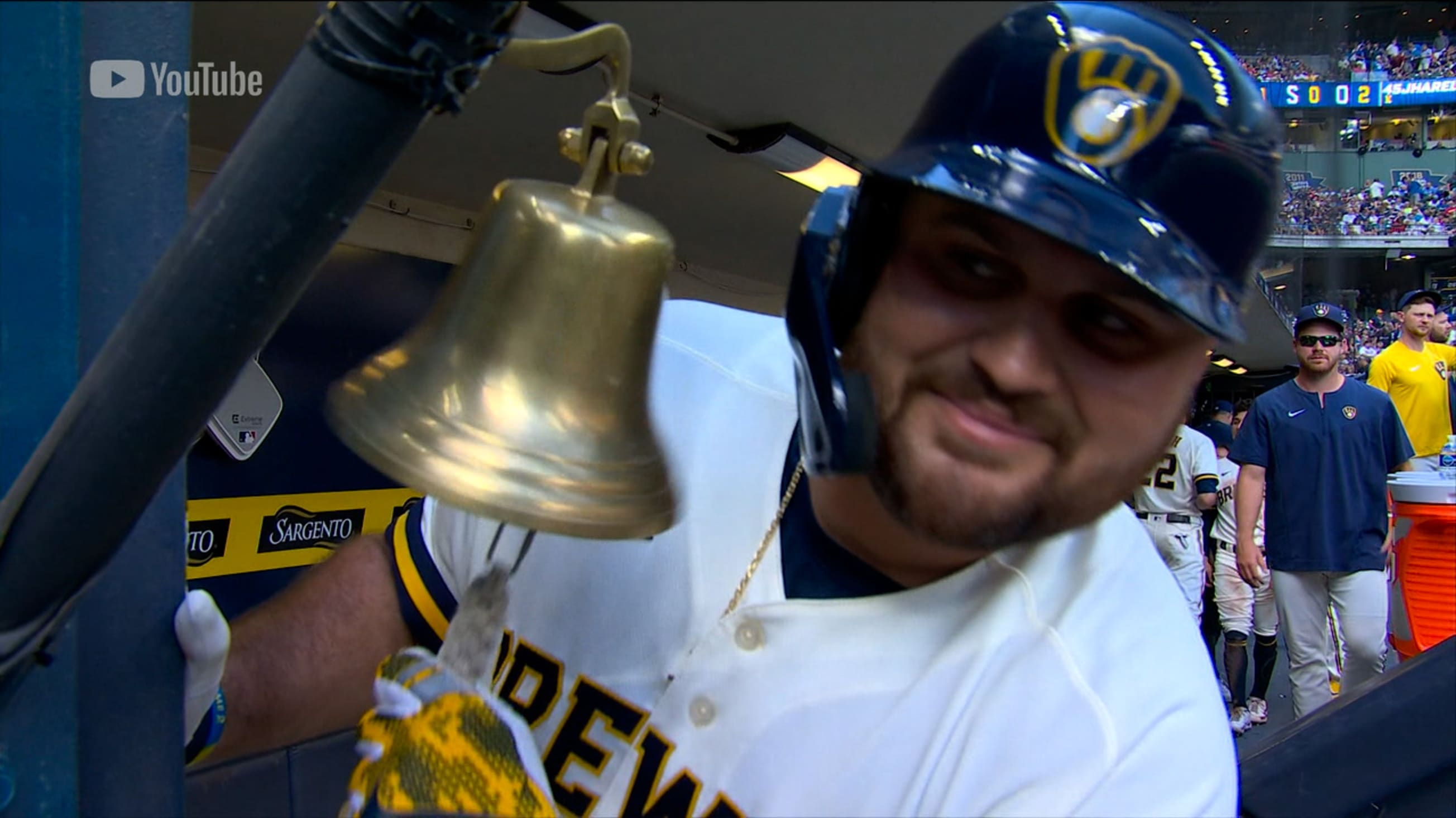 Rowdy Tellez hits two homers, connects with young fan