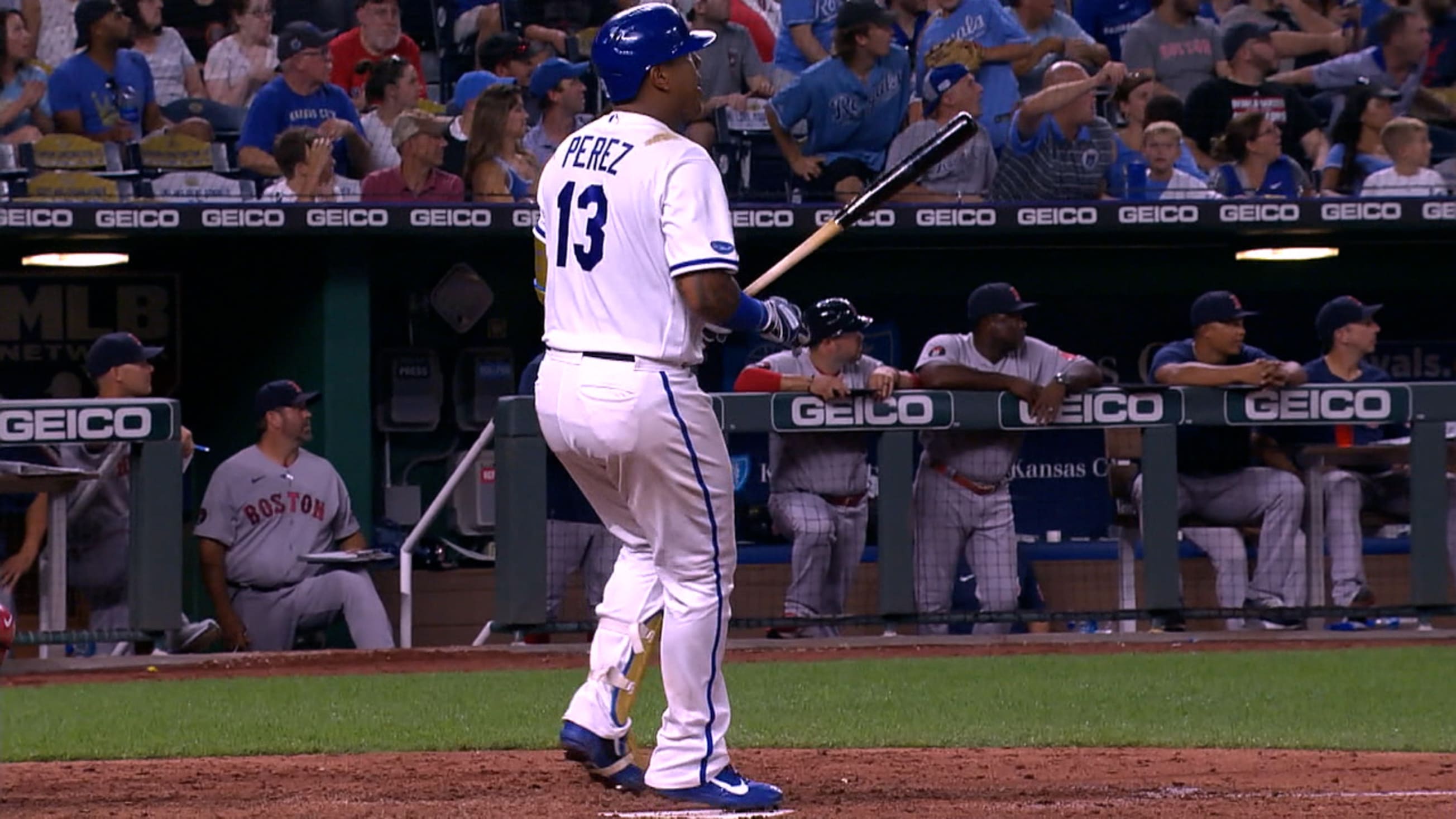 Perez's 3-run homer in 7th lifts Royals over Red Sox 7-3