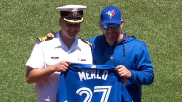 Blue Jays salute Merlo
