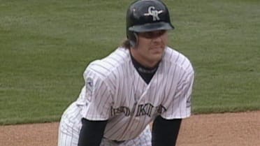 Walker's first Rockies hit