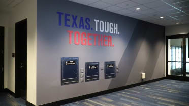 A look at Rangers' new clubhouse