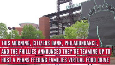 Phillies launch food drive
