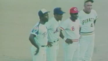 Hank Aaron introduced at 1972 ASG