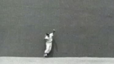 Doby makes great catch in center