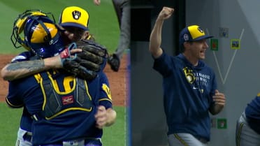 Burnes, Hader combine for no-no