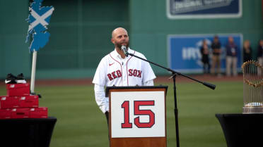 RSR Pedroia Retirement Ceremony