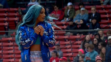 Sasha Banks' ceremonial pitch