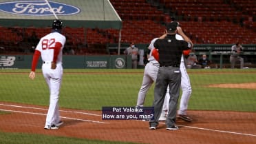 Verdugo mic'd up vs. Orioles