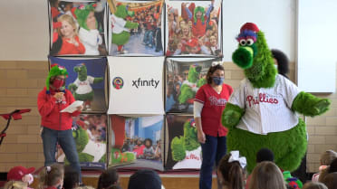 Surprise visit from the Phanatic