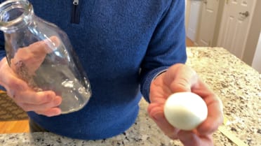 Egg in the Bottle Challenge