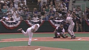 First pitch at Tropicana Field