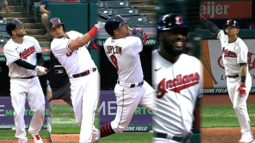 Indians Belt Five Home Runs 04 10 2021 Cleveland Indians