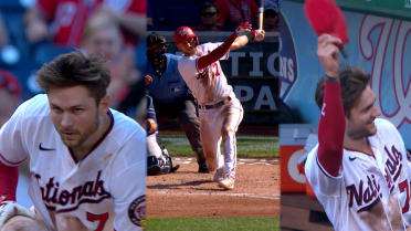 Trea Turner hits for the cycle