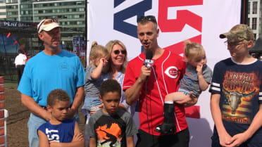 Families enjoy Play Ball Park