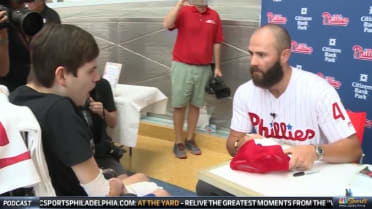 Jake Arrieta visits Nemours