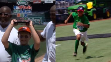 U10 champs on Pitch, Hit and Run