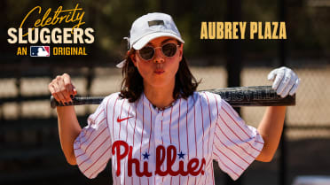 Celebrity Sluggers: Aubrey Plaza