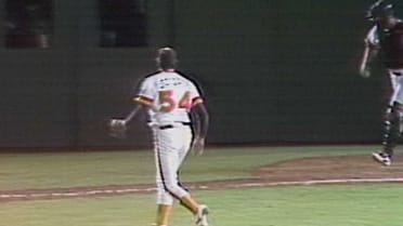 Gossage fans Cey for final out