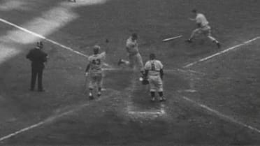 Hank Aaron' RBI single in 3rd