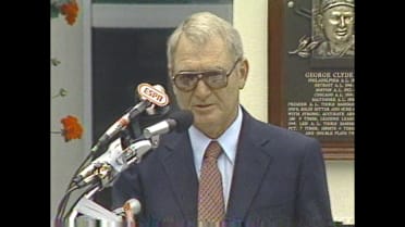 George Kell is inducted into HOF