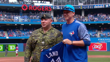 Blue Jays salute Corporal Land