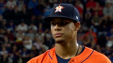 Houston's Bryan Abreu appeals suspension for throwing at Adolis Garcia, is  eligible for ALCS Game 6 – KXAN Austin