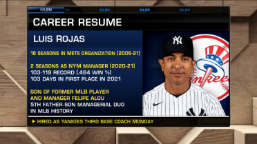 Yankees hire ex-Met skipper Luis Rojas as 3rd base coach