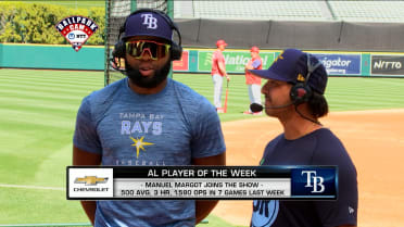 Player of the Week Tampa Bay Rays Manuel Margot vs Milwaukee