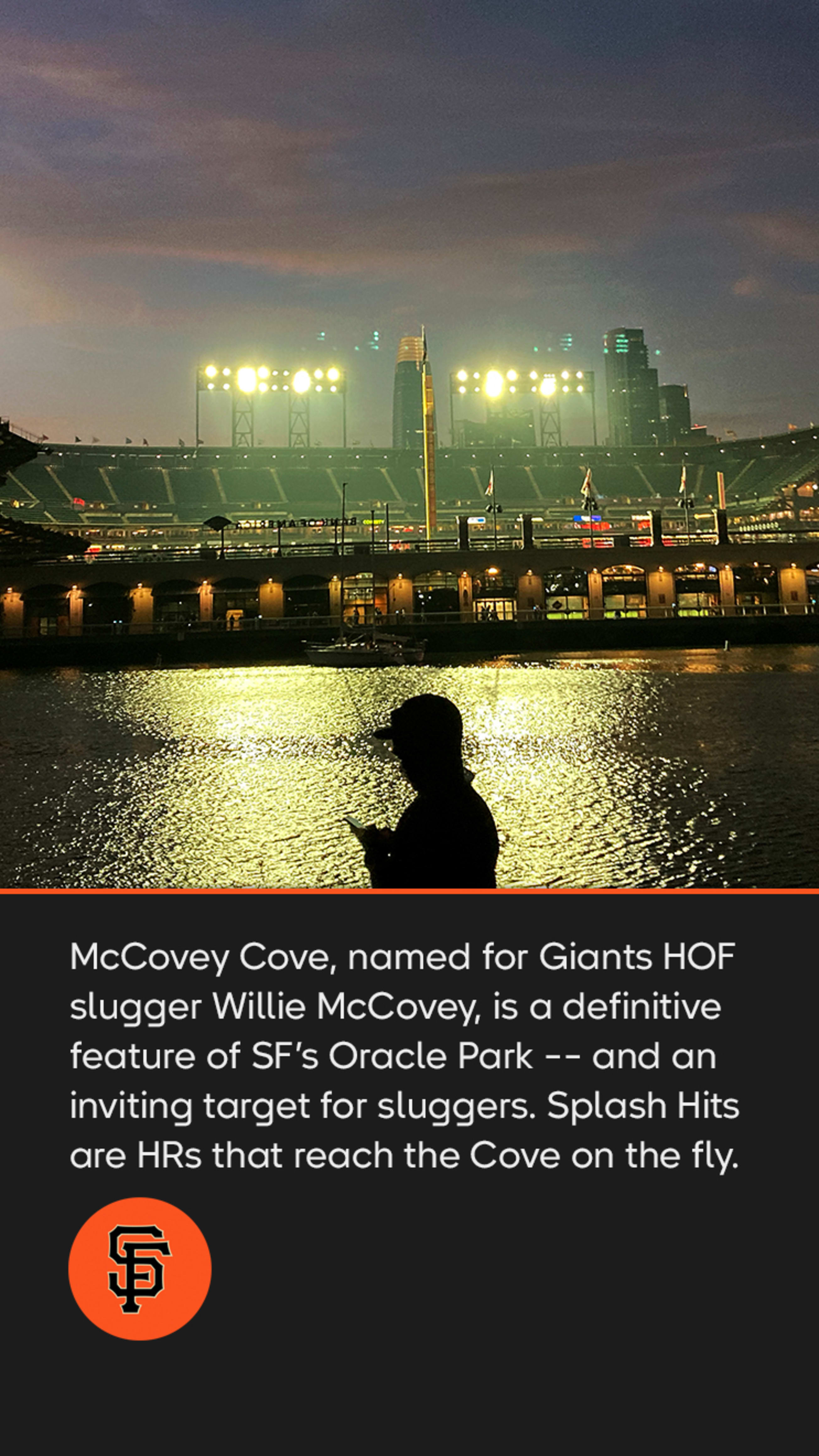 Yastrzemski splashes 3-run HR into McCovey Cove in the 10th as the