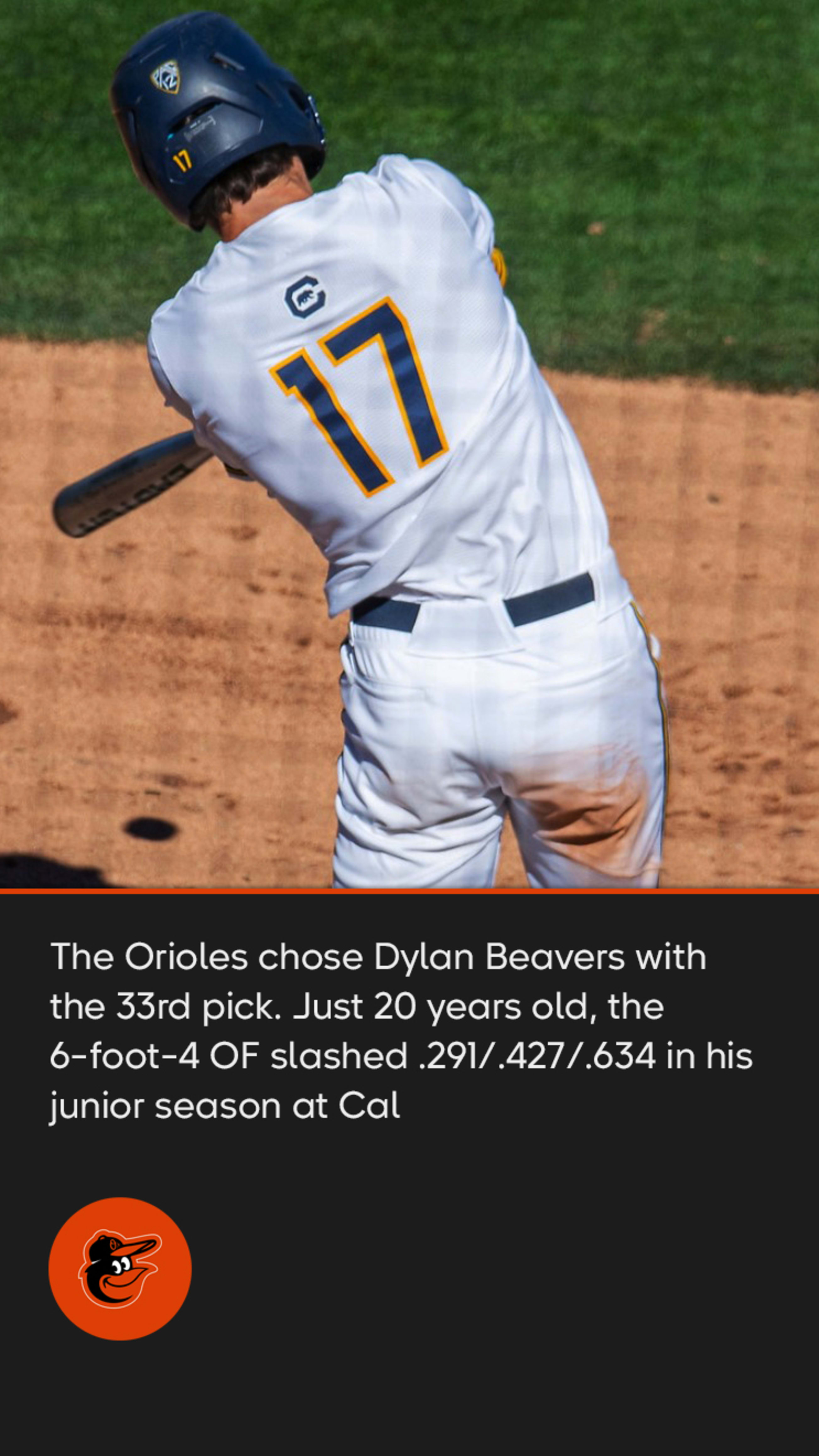 MLB Stories - Orioles Top 5 picks 2022 MLB Draft