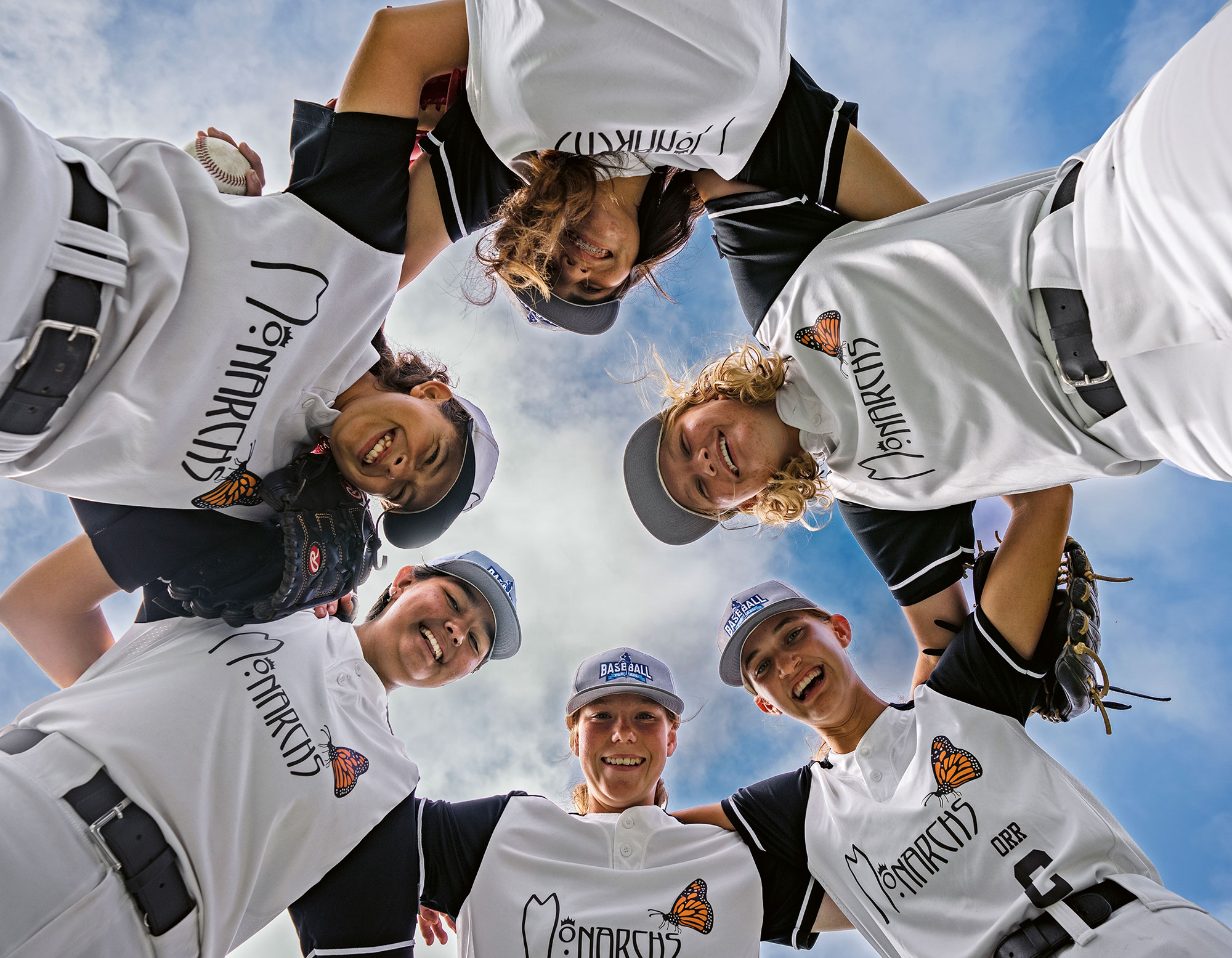 Members of the Los Angeles Monarchs provided the inspiration for the next Grassroots Baseball project, which will be about women and girls in baseball. (Photo courtesy Jean Fruth)