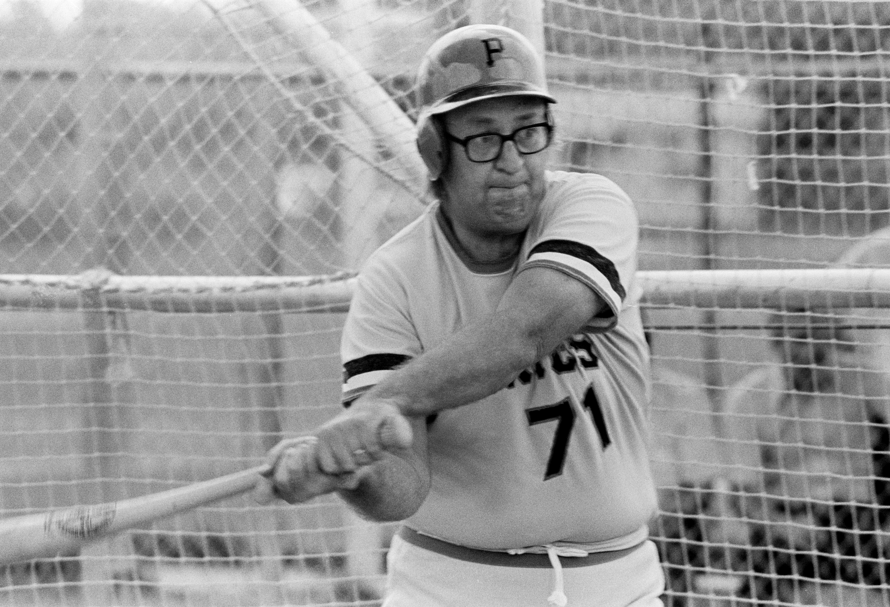 Charles Morgan takes his hacks. (Photo ©Bob Adelman)