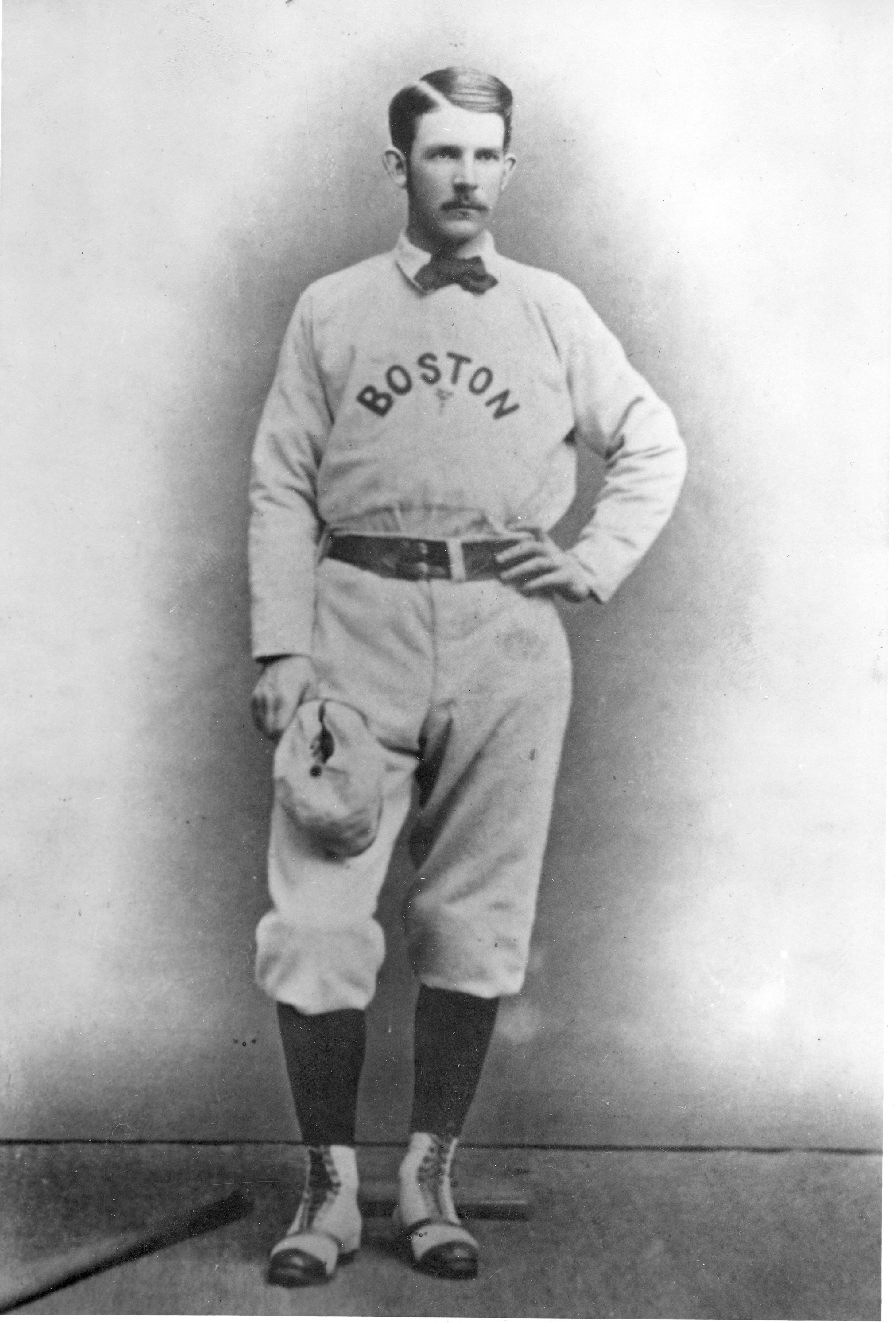 Al Spalding in the uniform of the National Association's Boston Red Stockings, with whom he pitched from 1871-75. (AP)