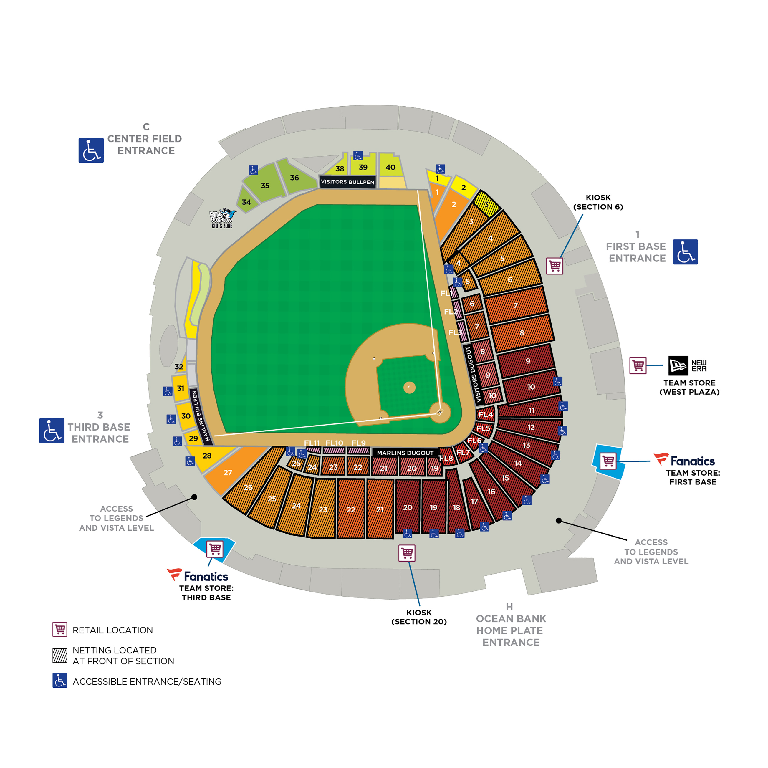 marlins park team store