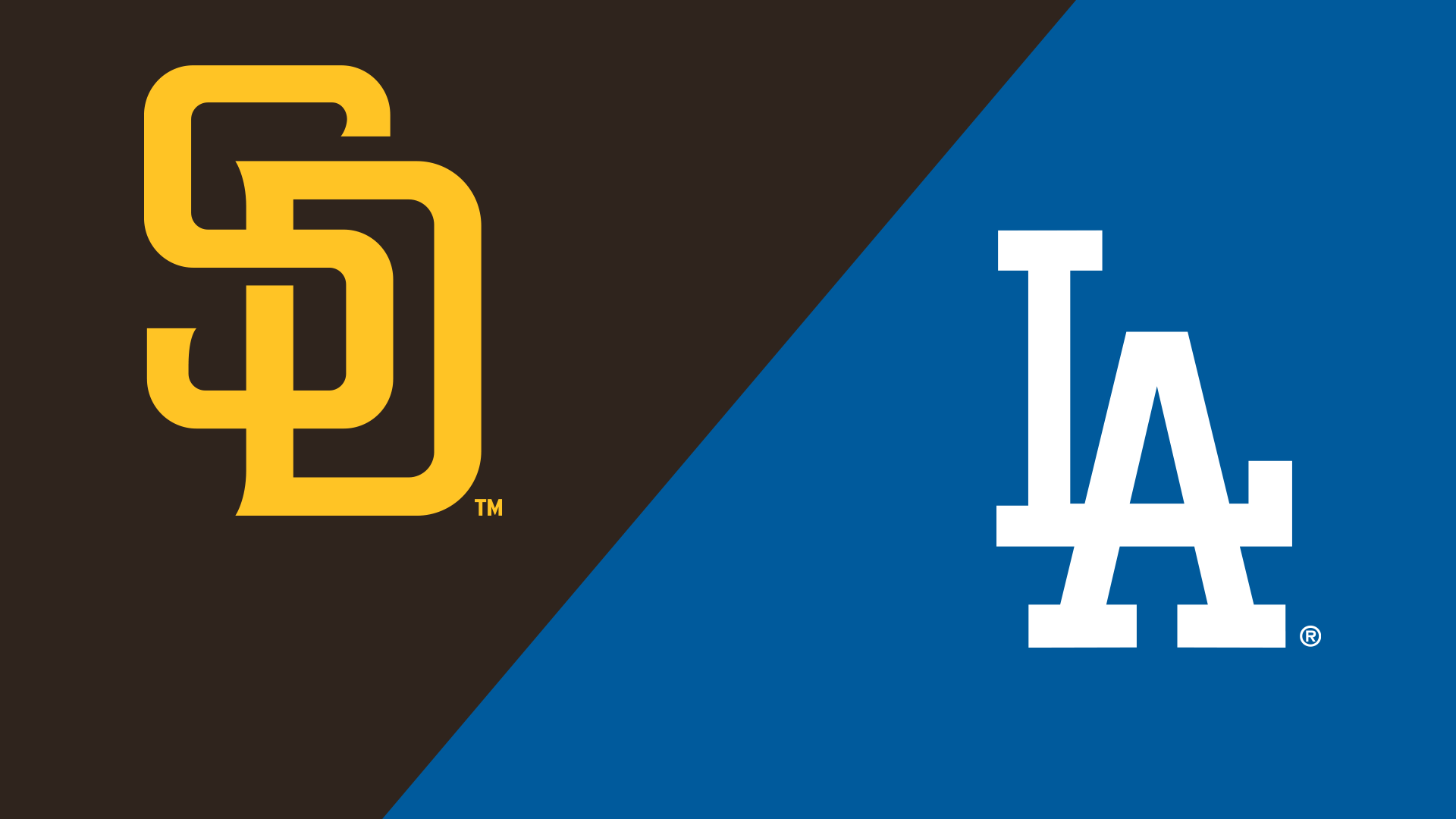 Padres at Dodgers