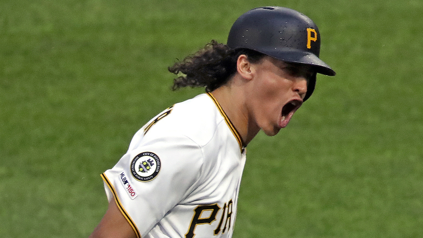 Cole Tucker has the best hair in baseball