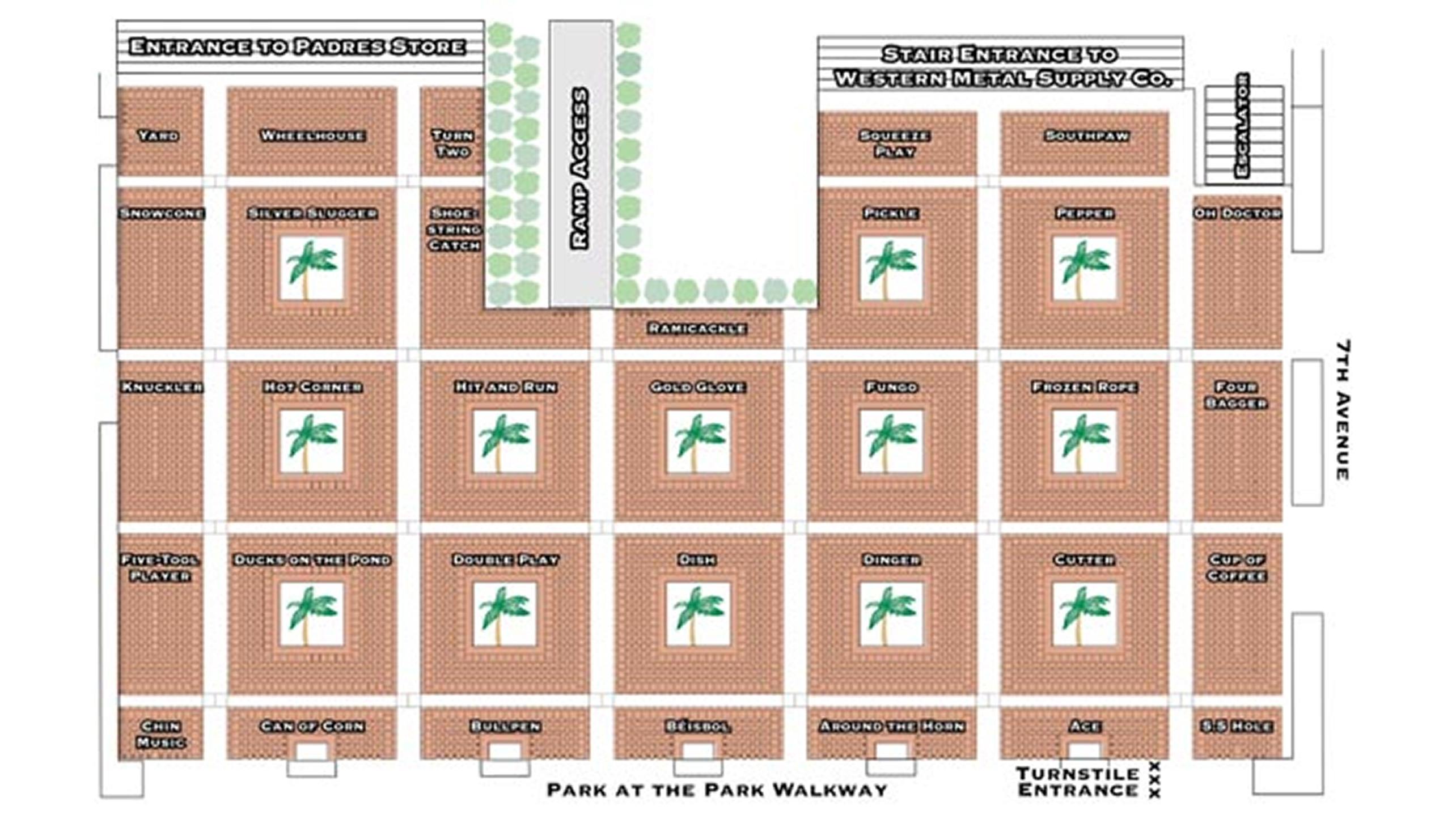 Great American Ball Park Brick Locator